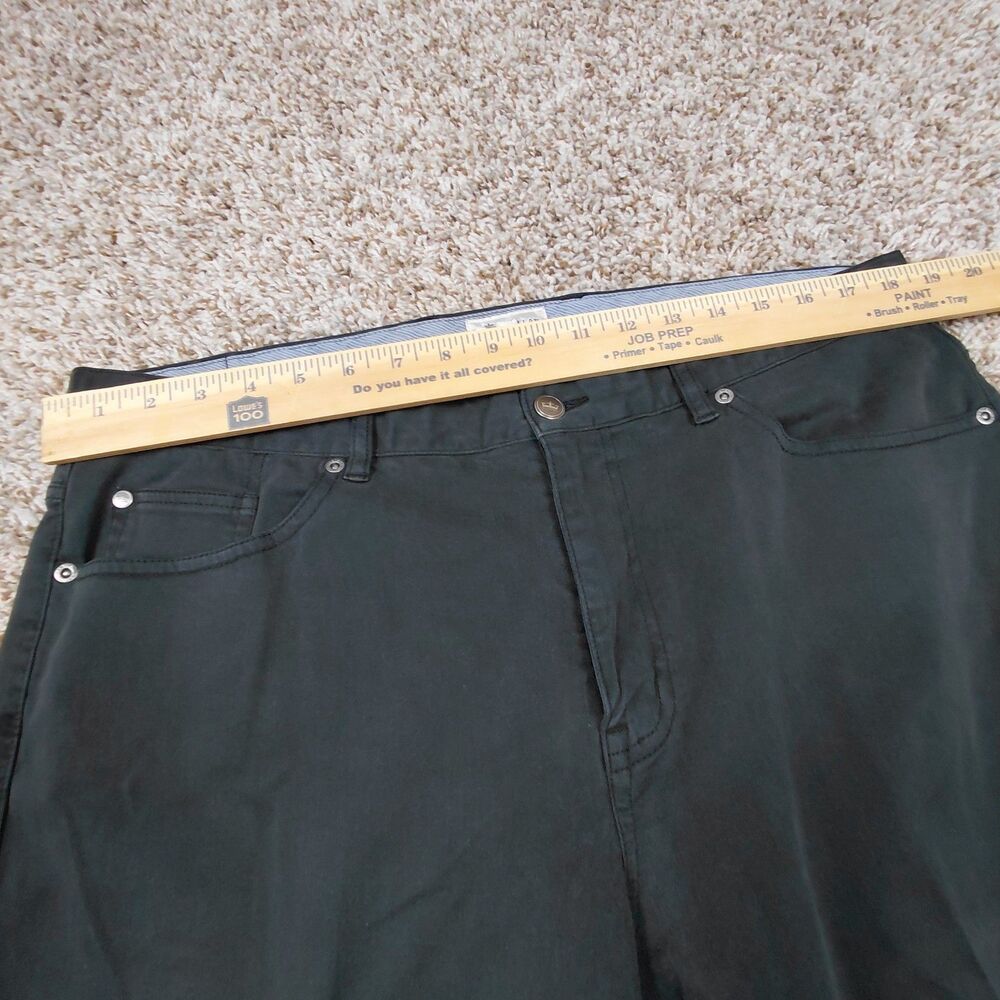 Peter Millar Ultimate Sateen Pants Mens 38x26 Faded Black 5 Pocket Golf Chino - Picture 6 of 8